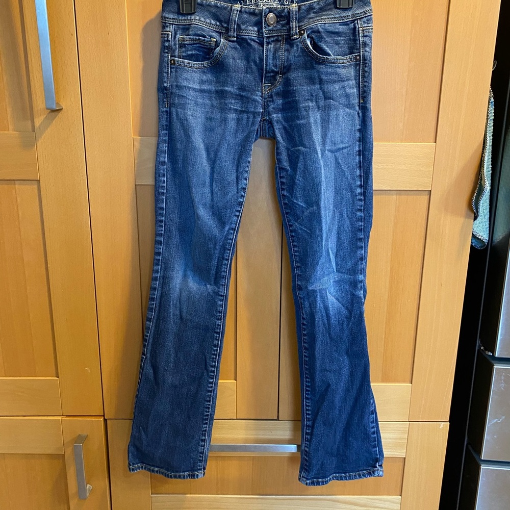 American Eagle Outfitters Blue Boot Cut Jeans Classic Style